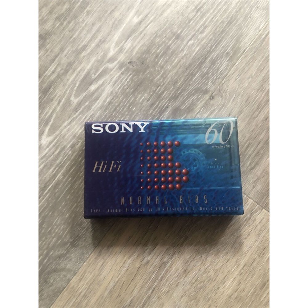 New SONY HiFi 60 Minute  Normal Bias Cassette Tape Sealed
